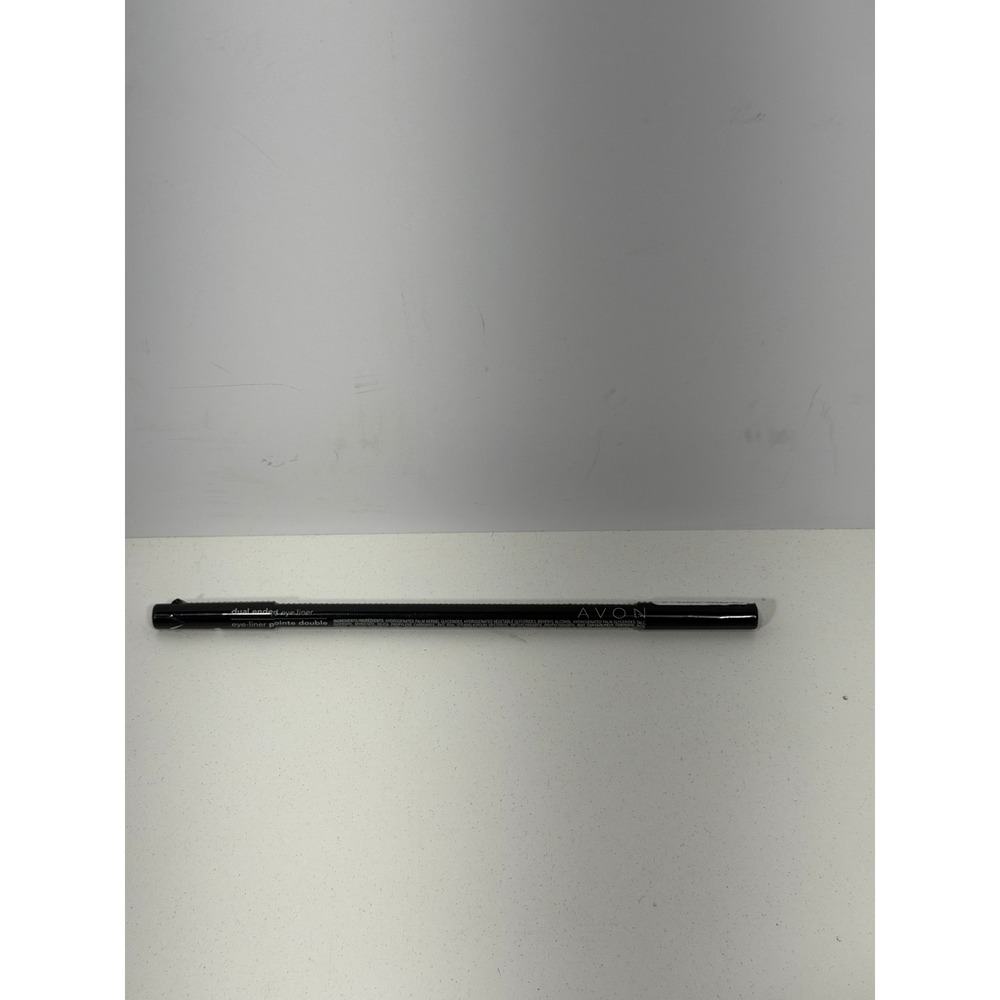 Avon Dual Ended‎ Eye Liner Pencil Black-Silver Noir-Argent New